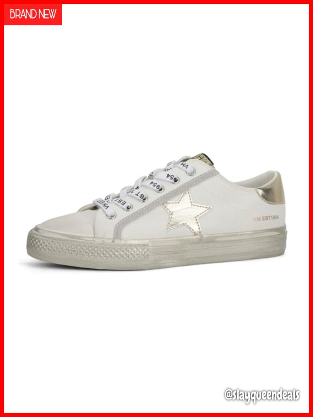 Women's Canvas Low Top Sneakers Cushioned Slip On Walking Shoes Comfortable